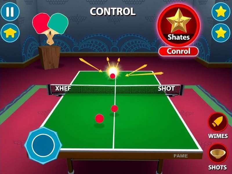 Indian Ping Pong Star festival event with Diwali themed table tennis arena